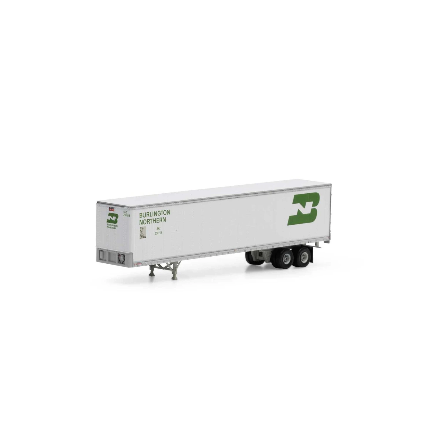Athearn N 45' Fruehauf Z-Van Trailer, BNZ #250155 1 Athearn N 45' Fruehauf Z-Van Trailer, BNZ #250155