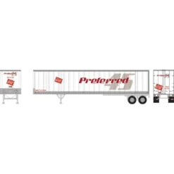 Athearn HO RTR 45' Fruehauf Trailer,MILW/Preferred #251034
