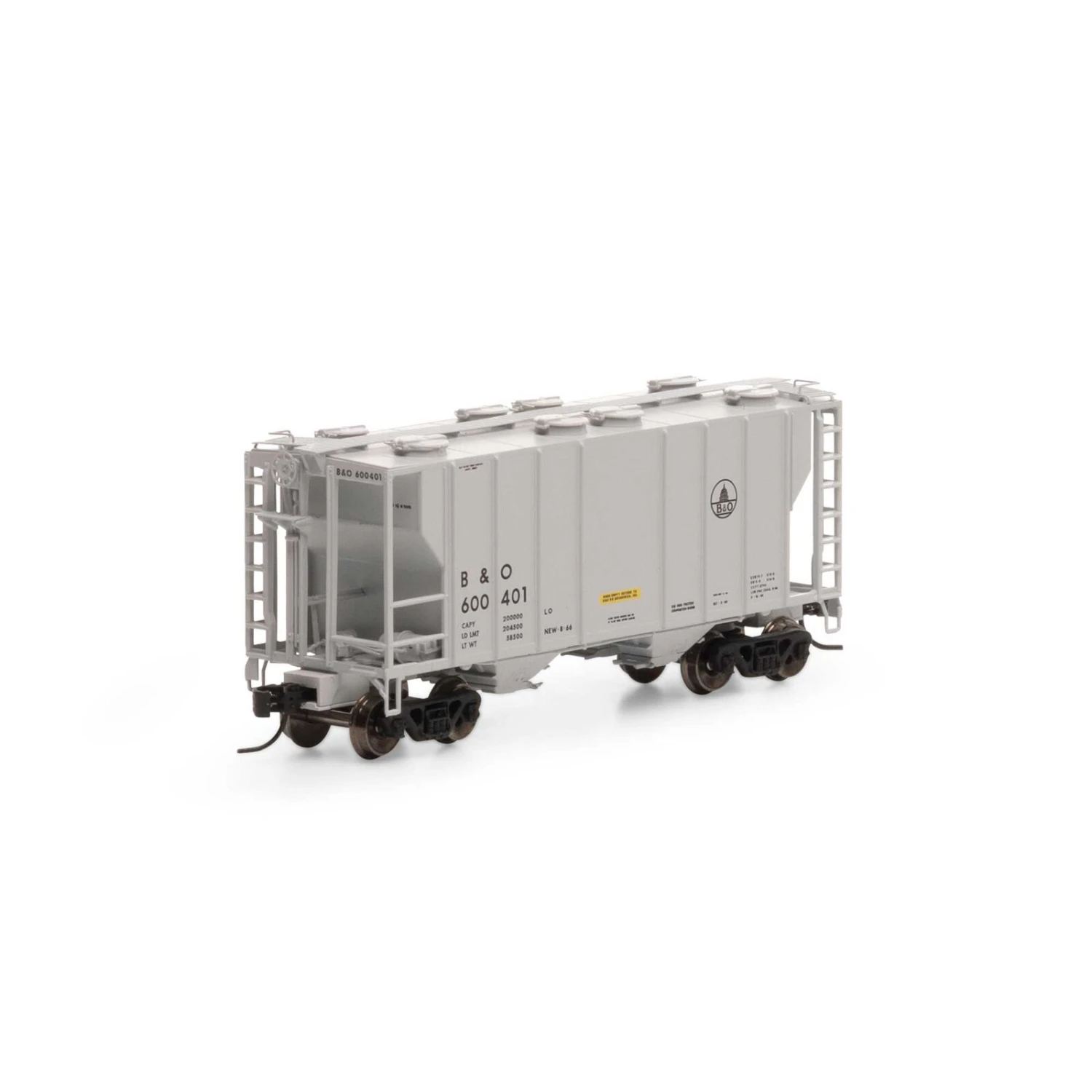 Athearn N PS-2 2600 Covered Hopper, B&O #600401 1 Athearn N PS-2 2600 Covered Hopper, B&O #600401