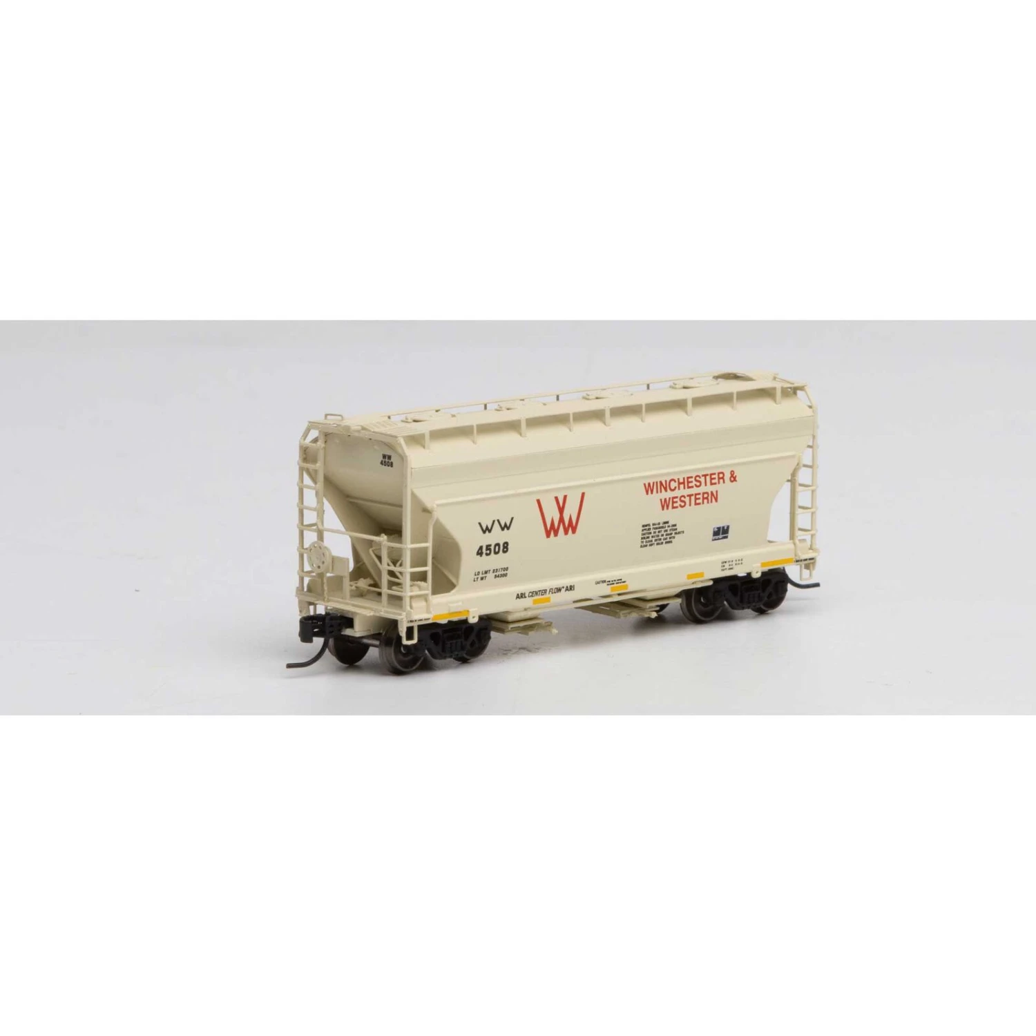 Athearn N ACF 2970 Covered Hopper, W&W #4508 1 Athearn N ACF 2970 Covered Hopper, W&W #4508