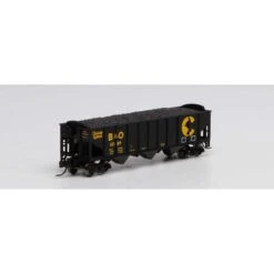 Athearn N 40' 3-Bay Ribbed Hopper With Load, B&O #10189