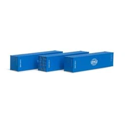 Athearn HO RTR 40' Corrugated HC Container, Cosco #2 (3)