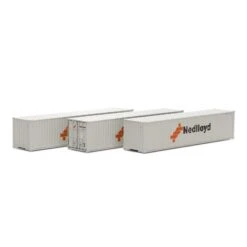 Athearn HO 40' Corrugated Low Container, Nedlloyd # 1 (3)