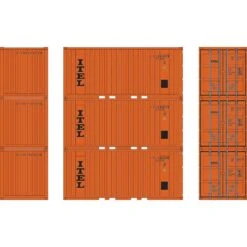 Athearn HO 20' Corrugated Container, ITLU (3)