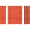 Athearn HO 20' Corrugated Container, SSIU (3)