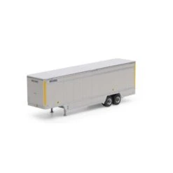 Athearn HO RTR 40' DropSill Parcel Trailer, UPS/Yellow80672