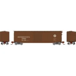 Athearn N 50' PS-1 Single Sliding Door Box, PRR #72801