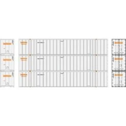Athearn HO RTR 53' Stoughton Containers, Optimodal # 1 (3)