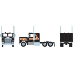 Athearn HO RTR KW Tractor, Orange & Black