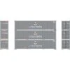 Athearn HO 40' Smooth Side Containers, USLU #1 (3)
