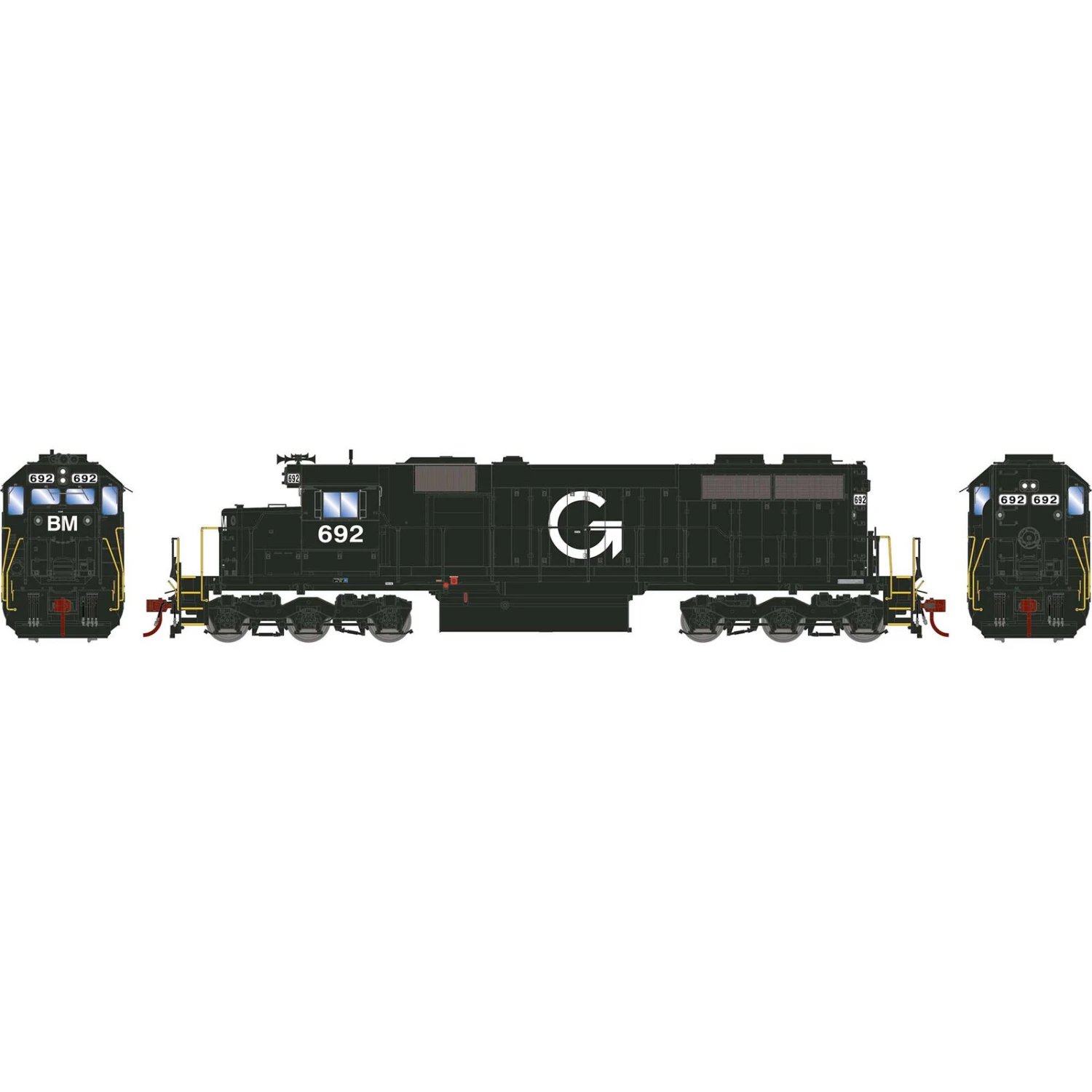 Athearn HO RTR SD39, B&M #692 1 Athearn HO RTR SD39, B&M #692