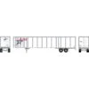 Athearn HO 53' Wabash Plate Trailer, Alpis #F38390