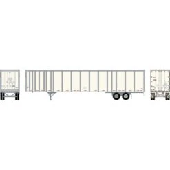 Athearn HO 53' Wabash Plate Trailer, Owner / Operator #F38160