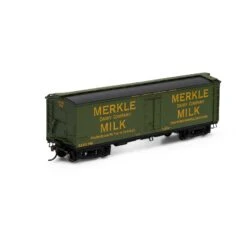 Athearn HO 40' Pfaudler Milk Car, Merkle #742