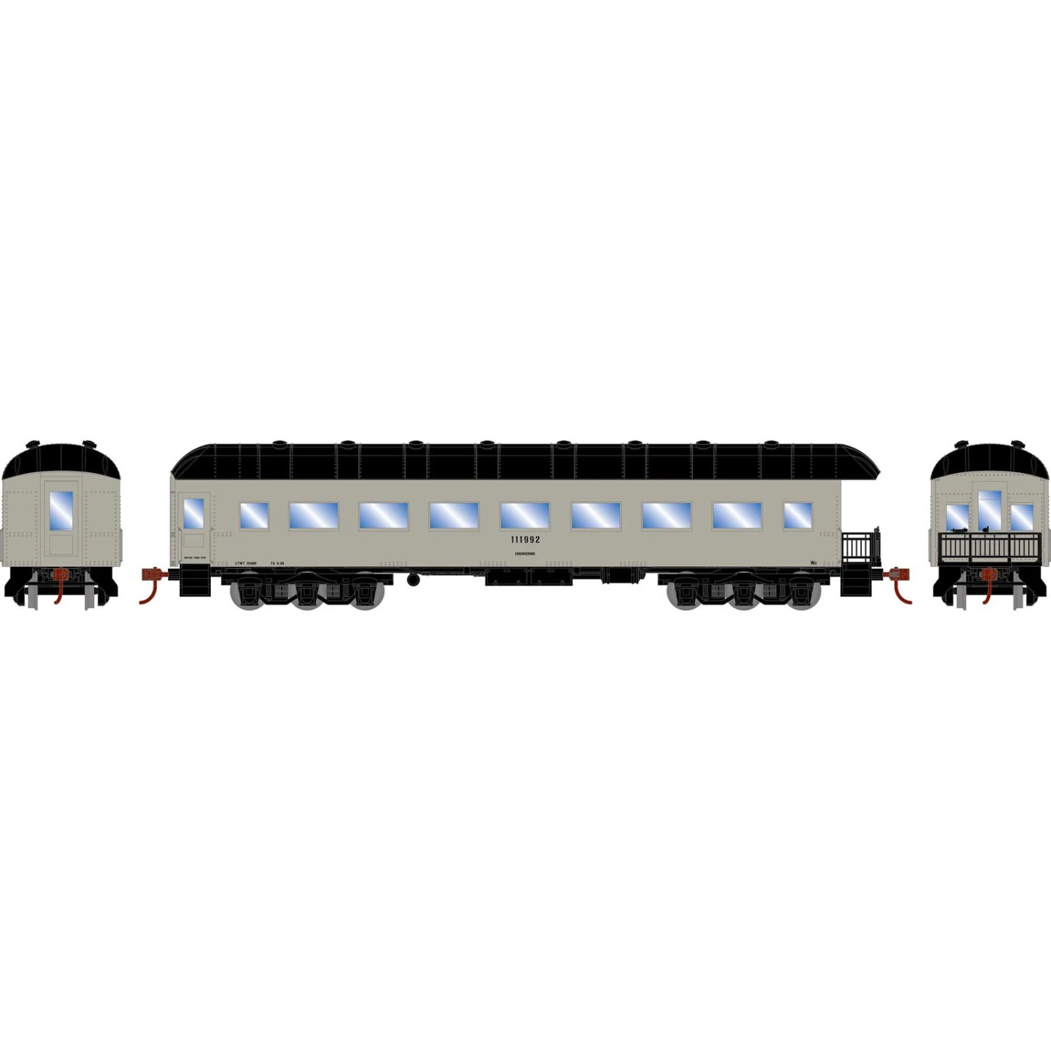 Athearn HO RTR Arch Roof Observation, MOW #111992 1 Athearn HO RTR Arch Roof Observation, MOW #111992