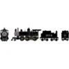 Athearn HO RTR Old Time 2-6-0 Mogul, ATSF #204