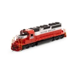 Athearn HO SD40 Locomotive With DCC & Sound, Western Maryland #7448