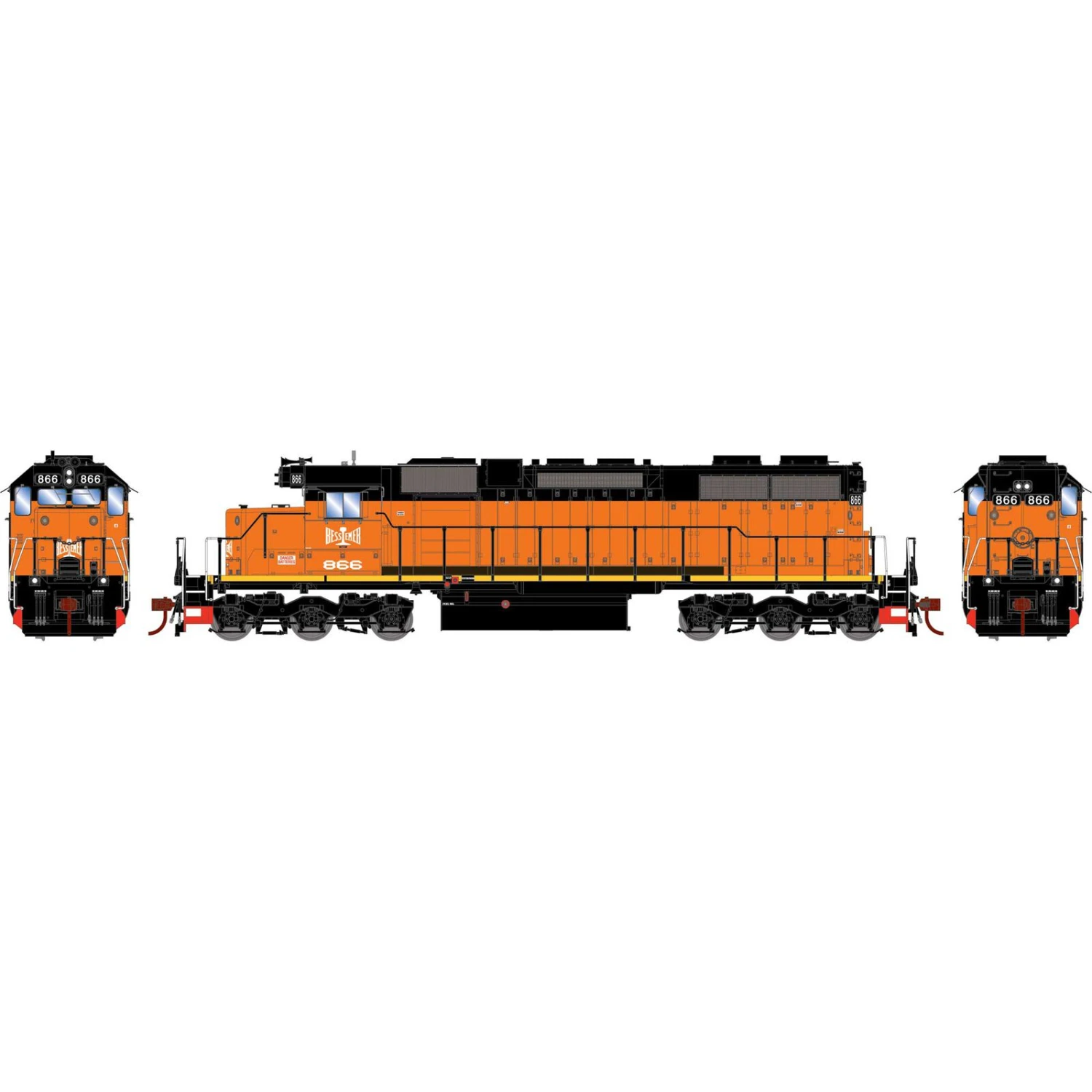 Athearn HO RTR SD38, B&LE #866 1 Athearn HO RTR SD38, B&LE #866