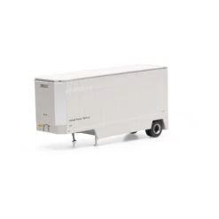 Athearn HO RTR 28' Drop Sill Trailer UPS No Shield #292267