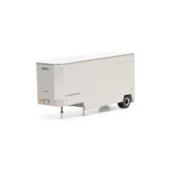 Athearn HO RTR 28' Drop Sill Trailer UPS No Shield #296613