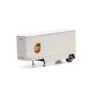 Athearn HO RTR 28' Drop Sill Trailer UPS With Shield #202017