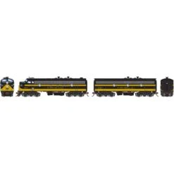 Athearn HO FP7A F9B With DCC & SND SLSF Blk & Yel #5047 #5133