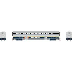 Athearn HO Amtrak Cali II Coach & Cafe With Lights, CDTX #6362