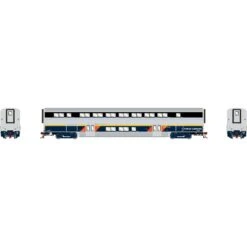 Athearn HO Amtrak Surfliner Coach With Lights & Sound, CDTX #6461