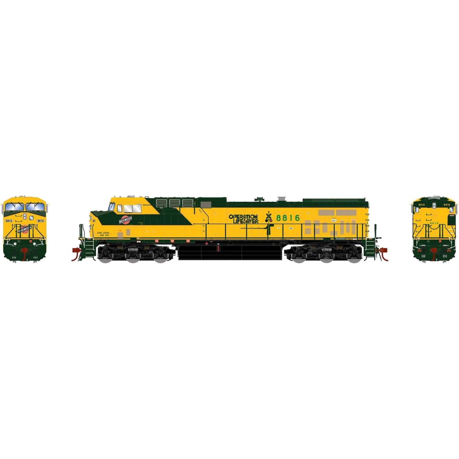 Athearn HO G2 AC4400CW, C&NW #8816 1 Athearn HO G2 AC4400CW, C&NW #8816