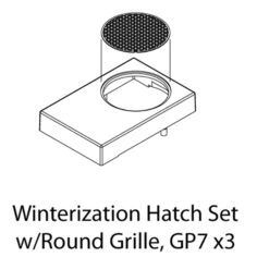 Athearn HO Winterization Hatch Set With Round Grille, GP-7(3)