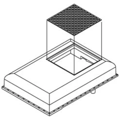 Athearn HO Winterization Hatch With 36" Fans Sq Grill, GP-7/9