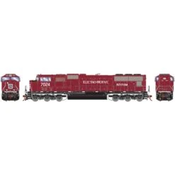 Athearn HO SD70M Locomotive, EMDX / Maroon / Black #7024