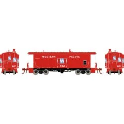 Athearn HO Bay Window Caboose With Lights And Sound, WP #482
