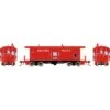 Athearn HO Bay Window Caboose With Lights And Sound, WP #485