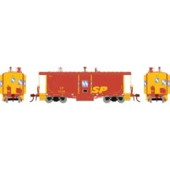Athearn HO Bay Window Caboose With Lights, SP/Kodachrome #4726
