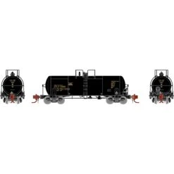 Athearn N 13,600-Gallon Acid Tank, UTLX, Black #13861