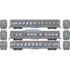 Athearn HO Streamline Passenger Cars, AMTK (3)