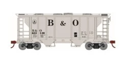 Athearn ATH15412 HO PS-2 2003 2-Bay Hopper, Baltimore & Ohio #631140