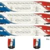 Athearn ATH28588 N Bombardier Coach, Utah FrontRunner 3-Pack