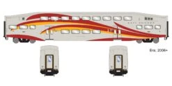 Athearn ATH28592 N Bombardier Coach, New Mexico Railrunner #1001