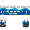 Athearn ATH29710 HO Bombardier Passenger Control, Sounder #104