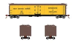 Athearn ATH50040, HO Scale 50ft Ice Bunker Reefer, ACL FGE #3252