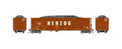 Athearn ATH7475 HO RTR Thrall High Side Gondola, Herzog Brown #7260