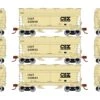 Athearn Genesis ATHGN24682 N ACF 2970 Covered Hopper, CSXT 3-Pack