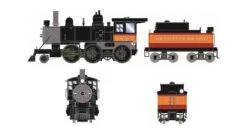 Athearn ATH87245 HO 2-6-0 Mogul, Standard DC, Southern Pacific #1824