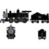 Athearn ATH87314 HO RTR 2-6-0 Mogul, Econami DCC Sound, Boston & Maine #1377