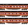 Athearn ATH88233 HO Heavyweight 3-Pack Diner/Coach/Observation, Milwaukee Road