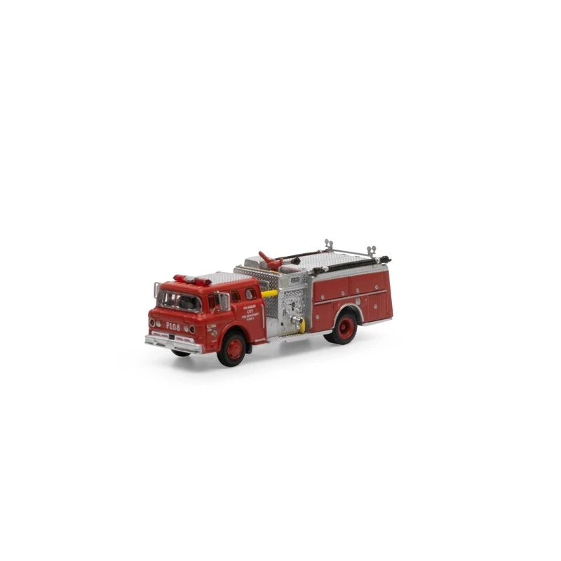 Athearn 10297 N Scale Ford C Canopy Cab Pumper Fire Truck LA City #P108 1 Athearn 10297 N Scale Ford C Canopy Cab Pumper Fire Truck LA City #P108