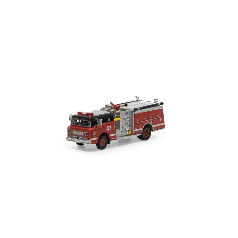 Athearn 10299 N Scale Ford C Canopy Cab Pumper Fire Truck Chicago #47 1 Athearn 10299 N Scale Ford C Canopy Cab Pumper Fire Truck Chicago #47
