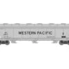 Athearn 12954 N Scale ACF 4600 3 Bay Covered Hopper Western Pacific WP 11977